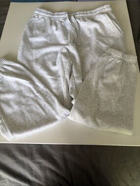 Primark Light Gray Kids Sweatpants and Joggers Set